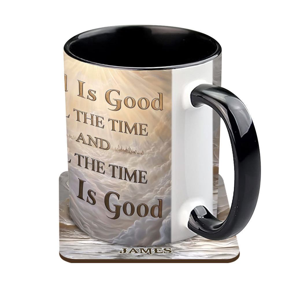 Gott ist immer gut – Personalisierte Tasse mit christlichem Akzent