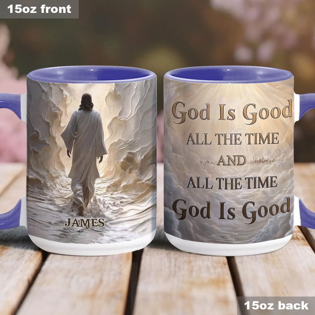 Gott ist immer gut – Personalisierte Tasse mit christlichem Akzent