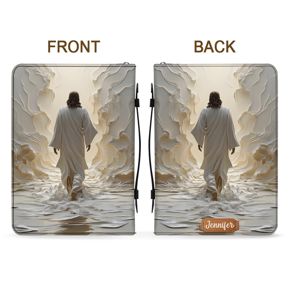 Gott ist immer gut – Personalisierte christliche Bibelhülle aus Leder