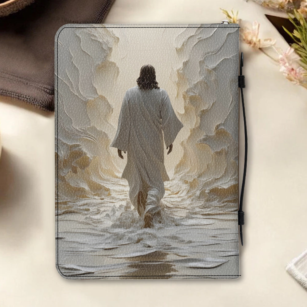 Gott ist immer gut – Personalisierte christliche Bibelhülle aus Leder