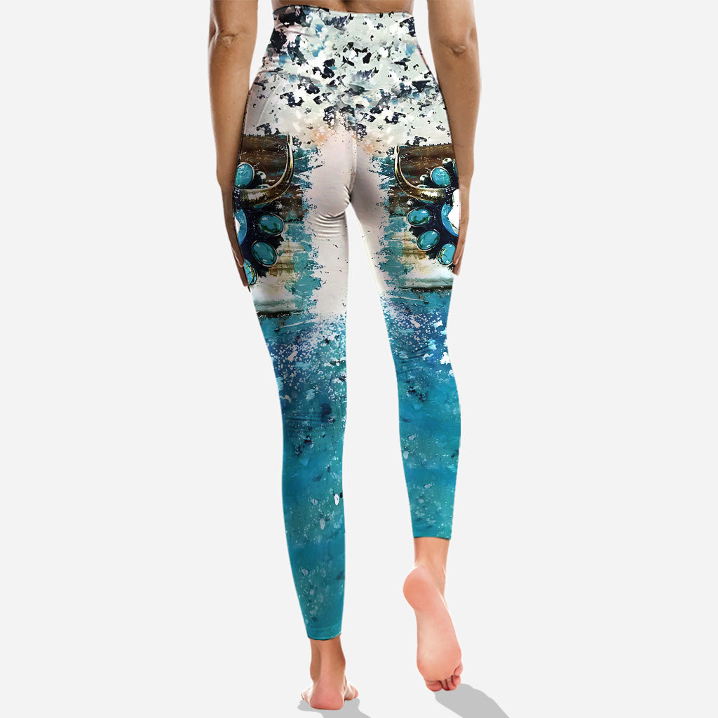 Wild Soul Pure Heart – Personalisierter Western-Outfit-Hoodie und Leggings