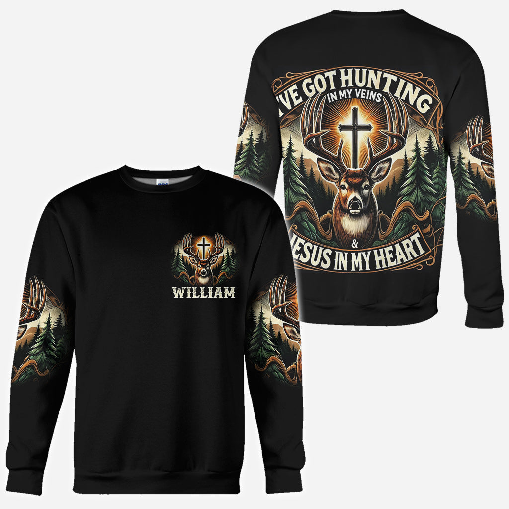 Liebe zur Jagd – Personalisiertes Jagd-T-Shirt