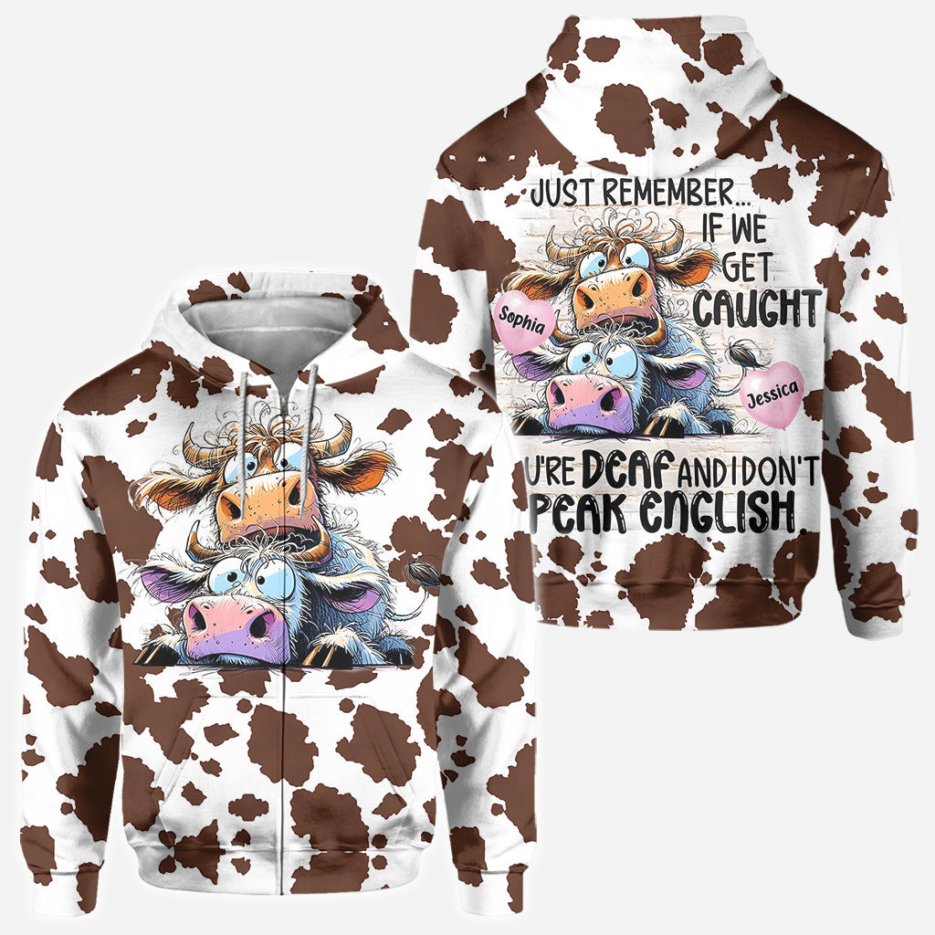 Remember If We Get Caught - Personalized Bestie All Over Shirt