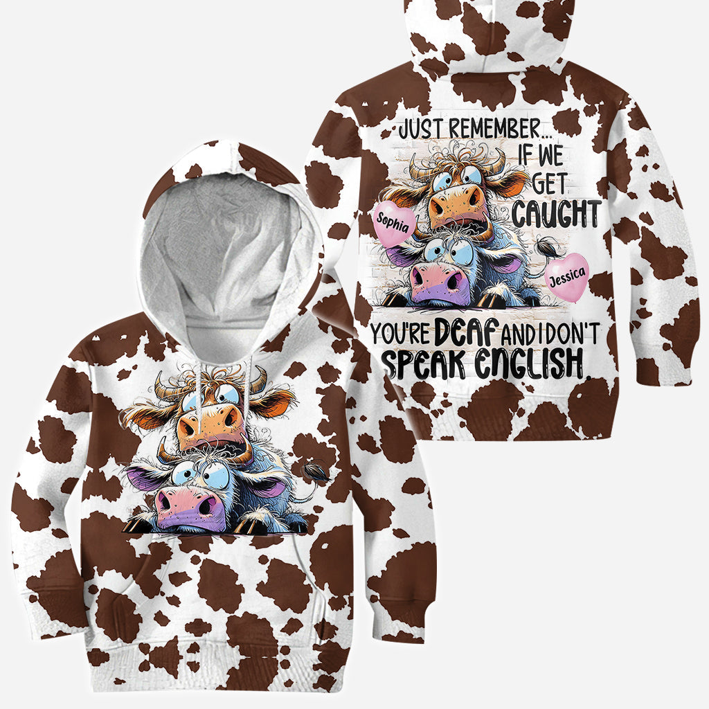 Remember If We Get Caught - Personalized Bestie All Over Shirt