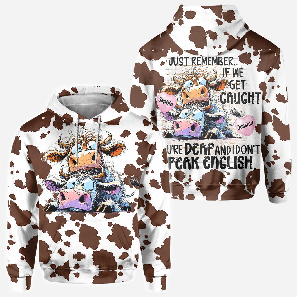 Remember If We Get Caught - Personalized Bestie All Over Shirt