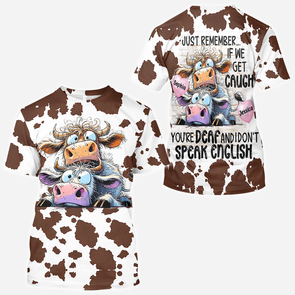 Remember If We Get Caught - Personalized Bestie All Over Shirt