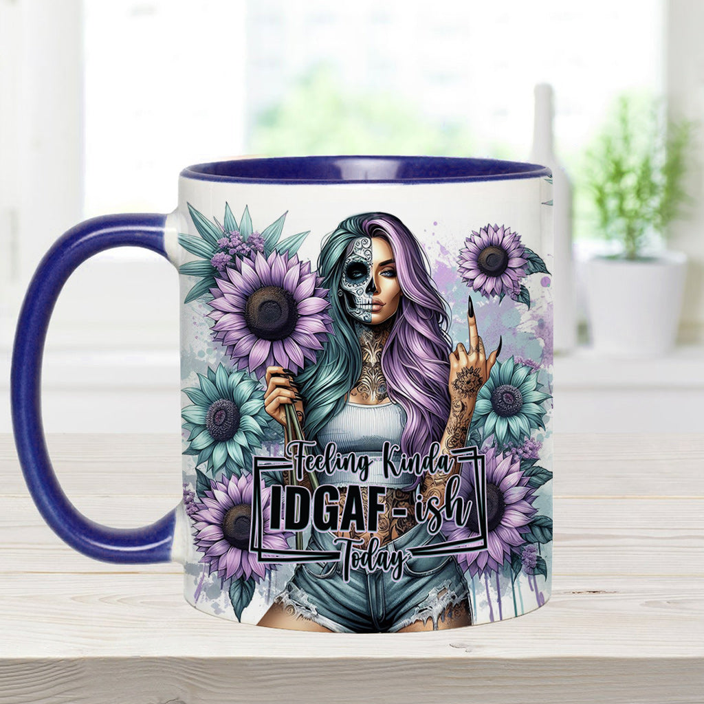 Lustiges Vokabular – Personalisierte Tasse mit Totenkopf-Akzent