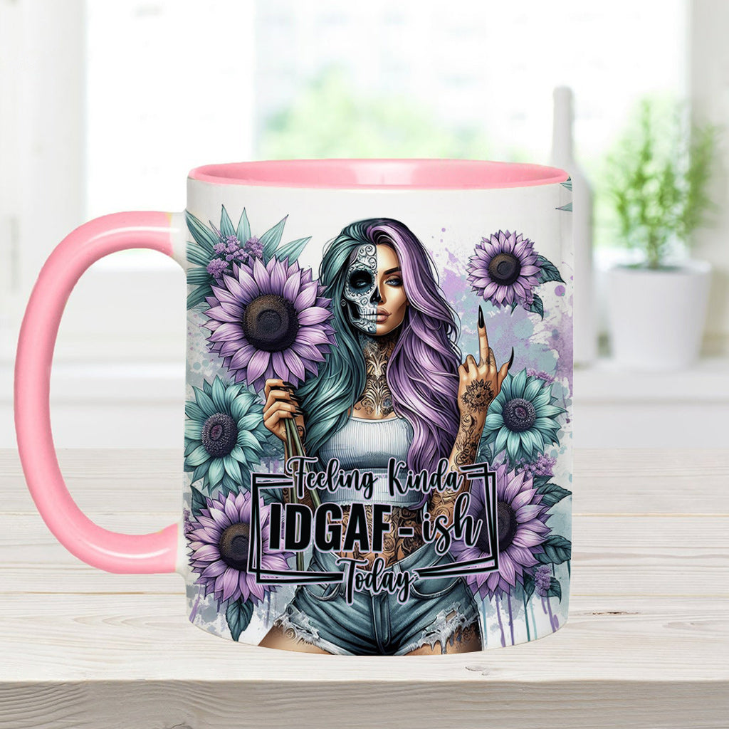 Lustiges Vokabular – Personalisierte Tasse mit Totenkopf-Akzent