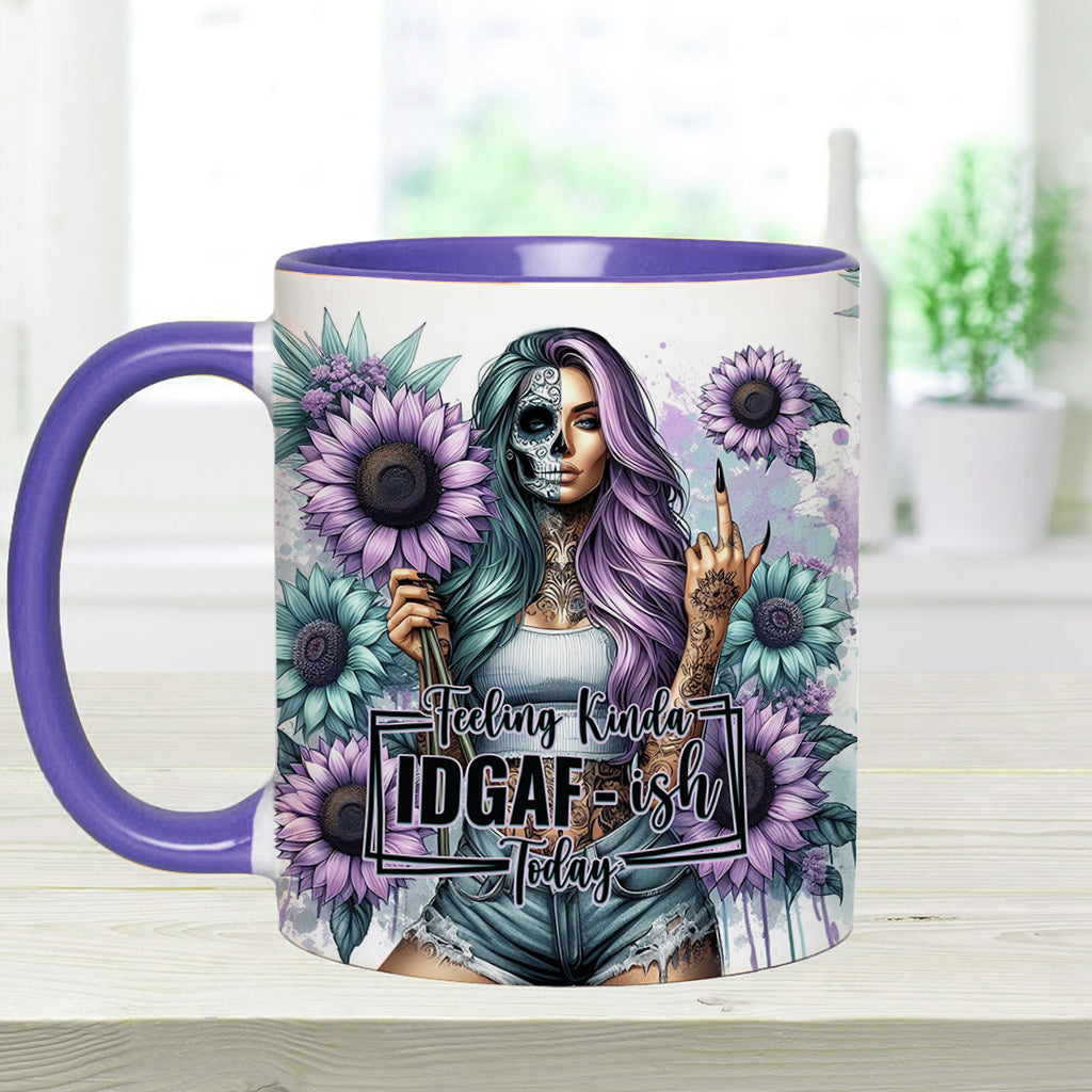 Lustiges Vokabular – Personalisierte Tasse mit Totenkopf-Akzent