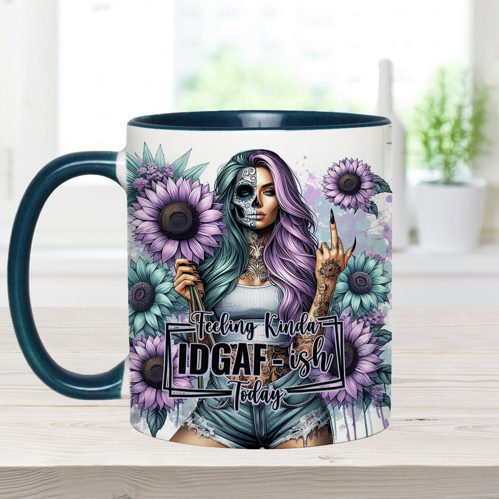 Lustiges Vokabular – Personalisierte Tasse mit Totenkopf-Akzent