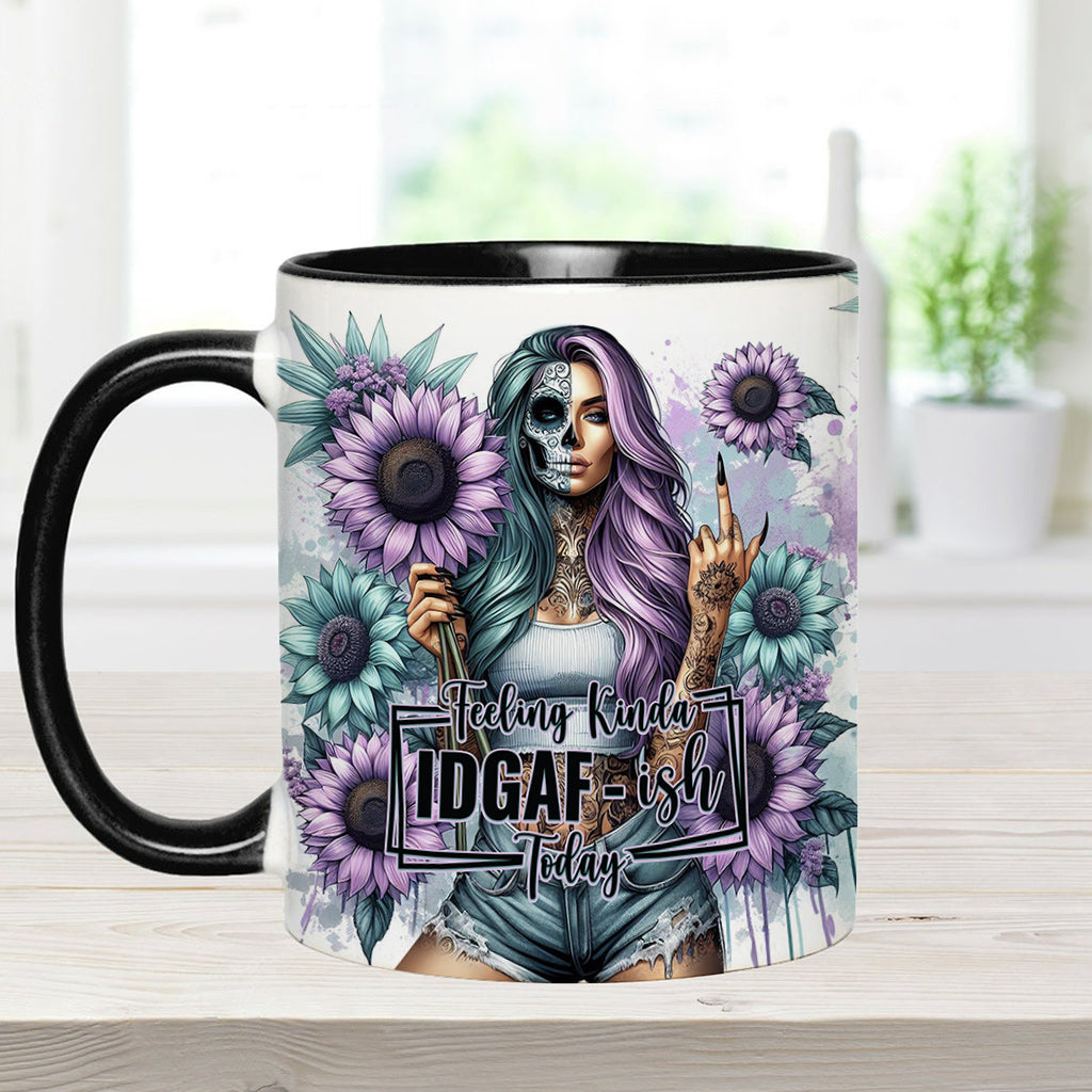 Lustiges Vokabular – Personalisierte Tasse mit Totenkopf-Akzent