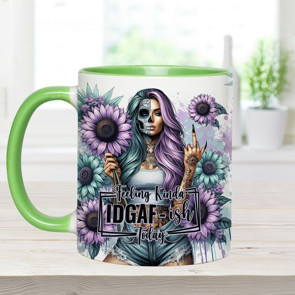Lustiges Vokabular – Personalisierte Tasse mit Totenkopf-Akzent