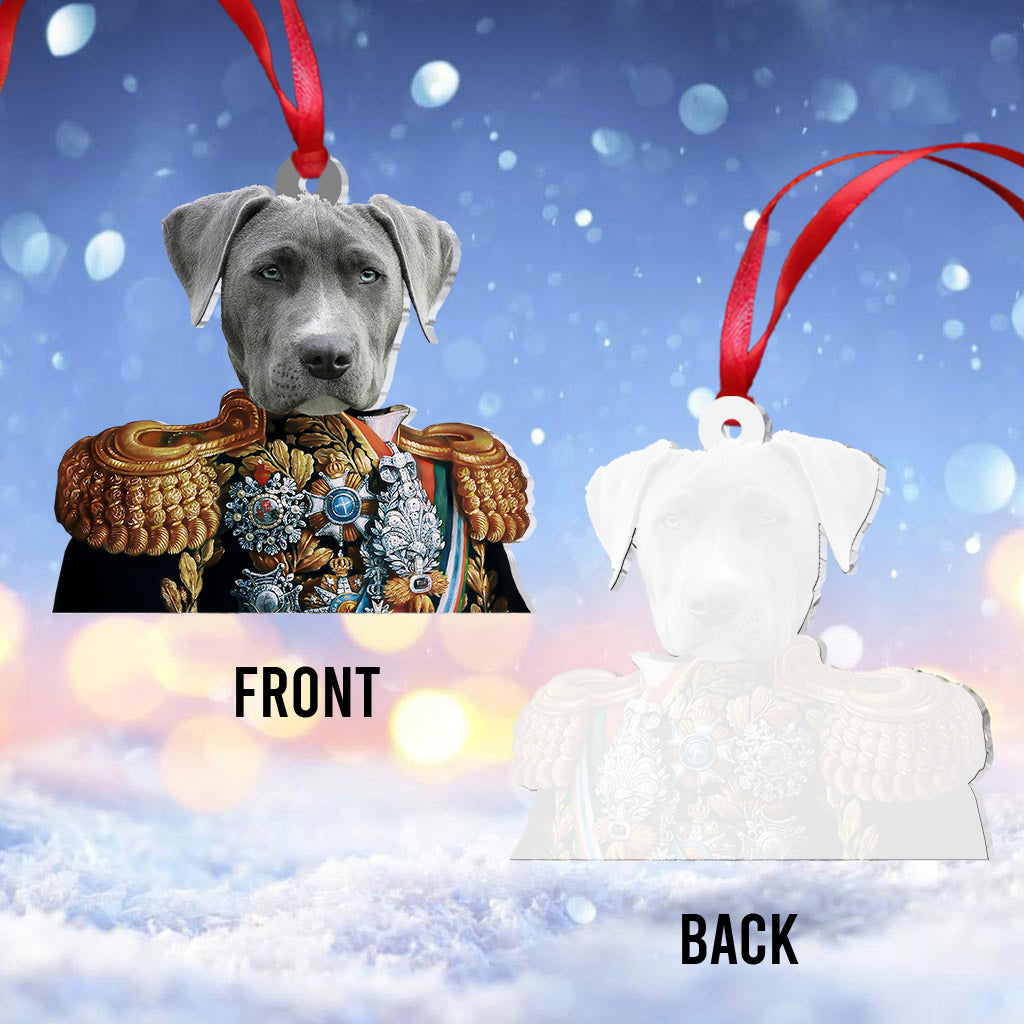 Individuell gestaltetes königliches Porträt im Renaissancestil – personalisierter Hundeanhänger