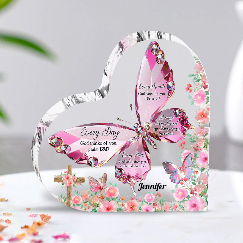 Bibelvers – Personalisierte christliche Acrylplakette in individueller Form