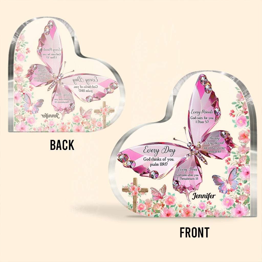 Bibelvers – Personalisierte christliche Acrylplakette in individueller Form