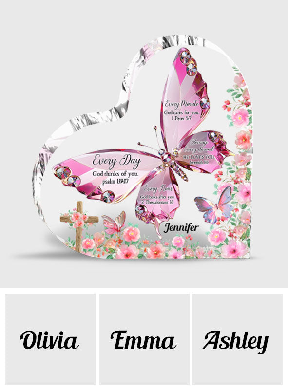 Bibelvers – Personalisierte christliche Acrylplakette in individueller Form