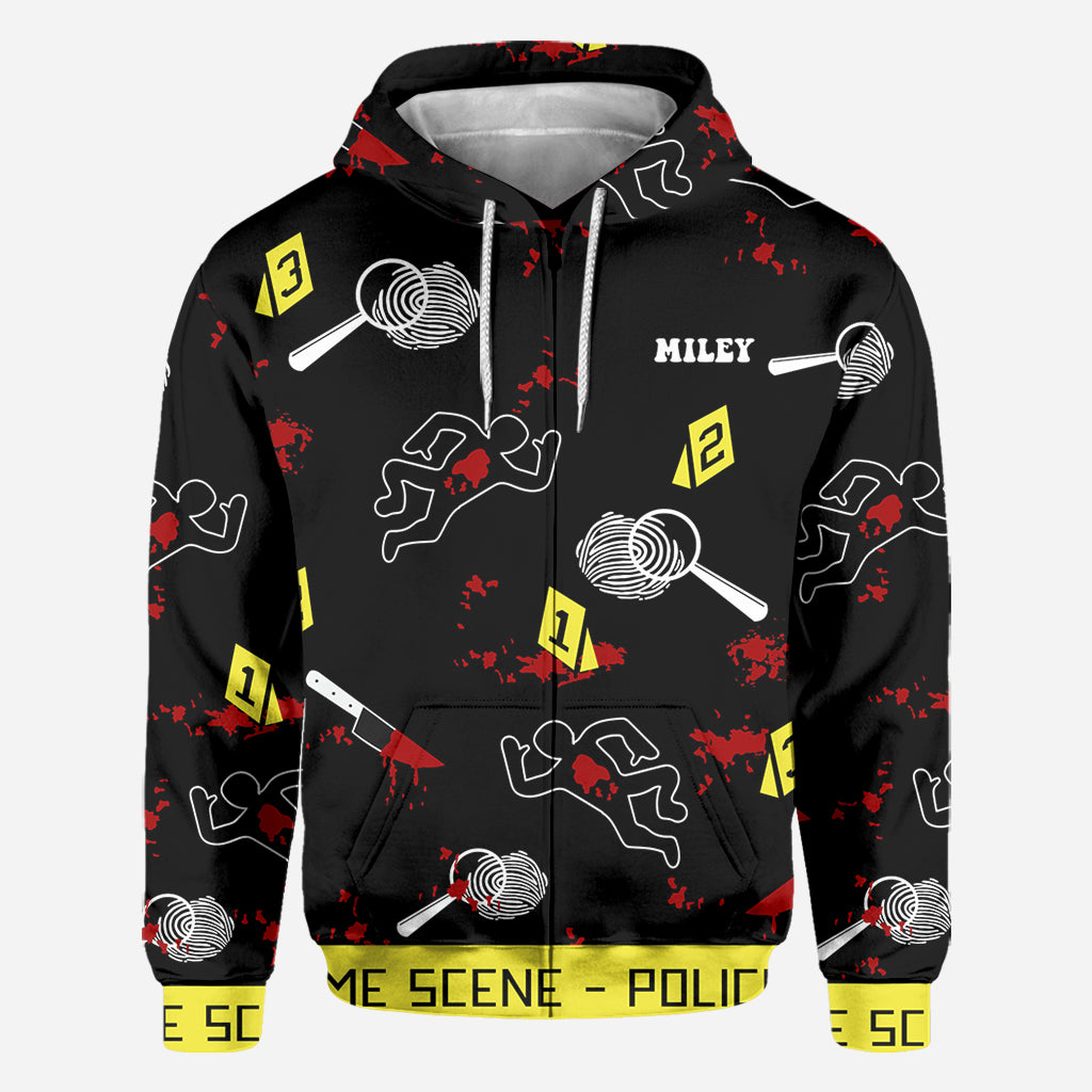 True Crime Hoodie – Personalisiertes Shirt