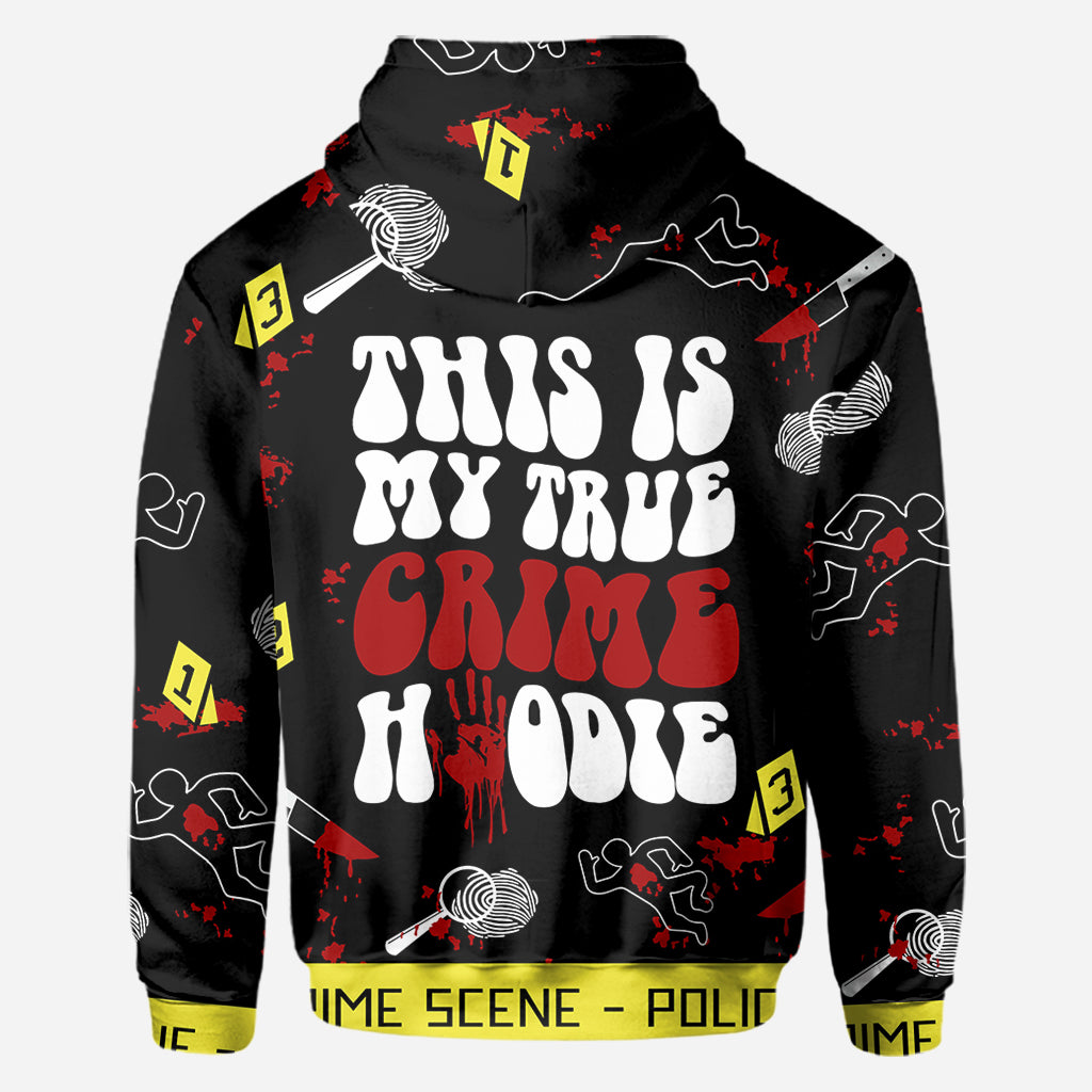 True Crime Hoodie – Personalisiertes Shirt