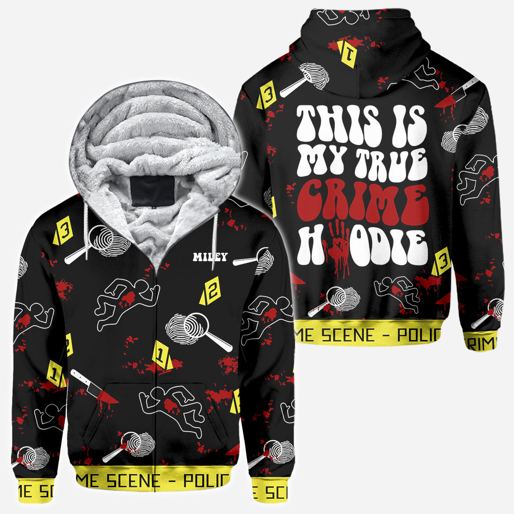 True Crime Hoodie – Personalisiertes Shirt