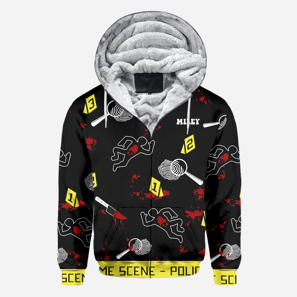 True Crime Hoodie – Personalisiertes Shirt