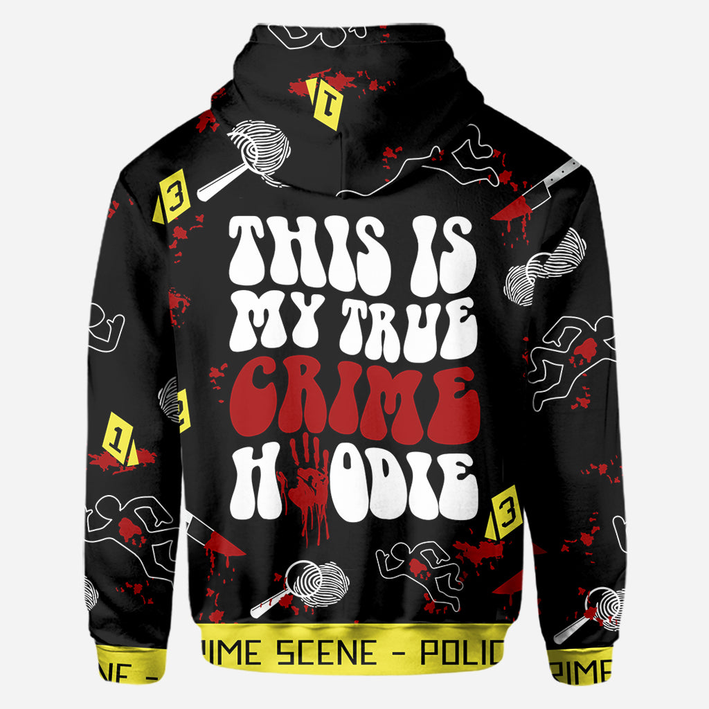 True Crime Hoodie – Personalisiertes Shirt
