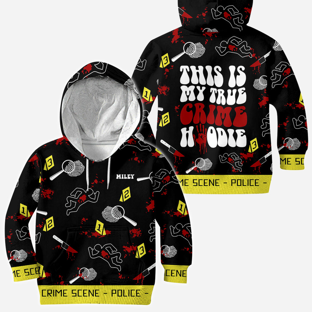 True Crime Hoodie – Personalisiertes Shirt
