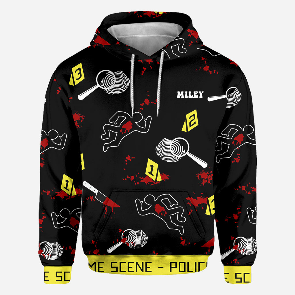 True Crime Hoodie – Personalisiertes Shirt