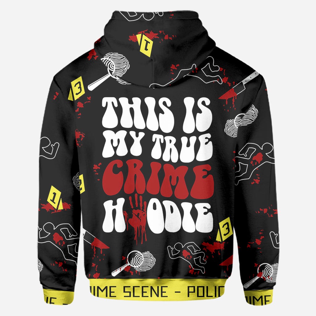 True Crime Hoodie – Personalisiertes Shirt