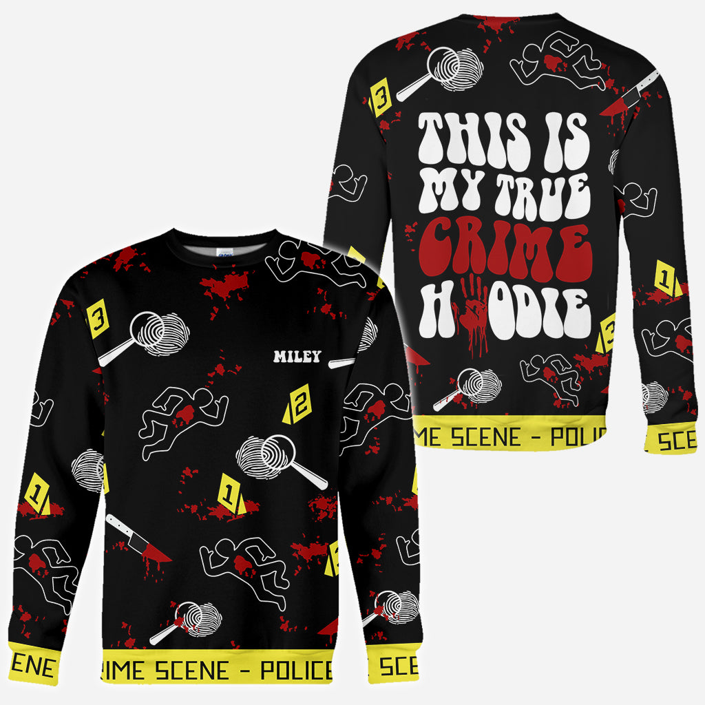 True Crime Hoodie – Personalisiertes Shirt