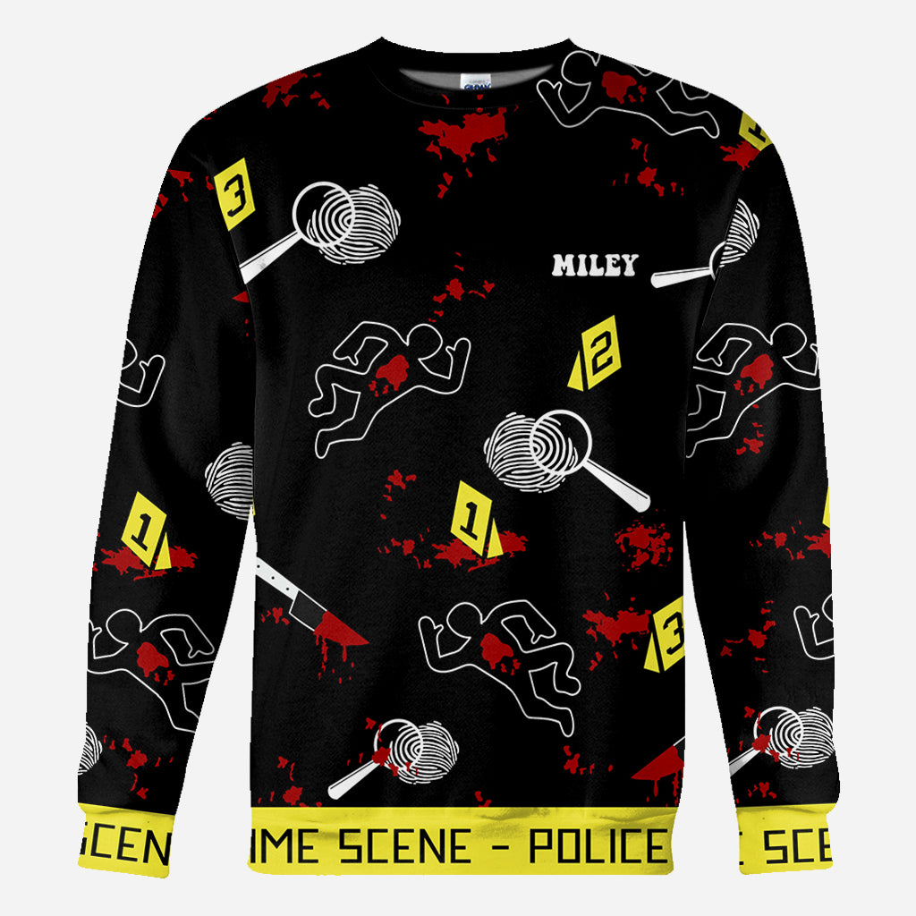 True Crime Hoodie – Personalisiertes Shirt