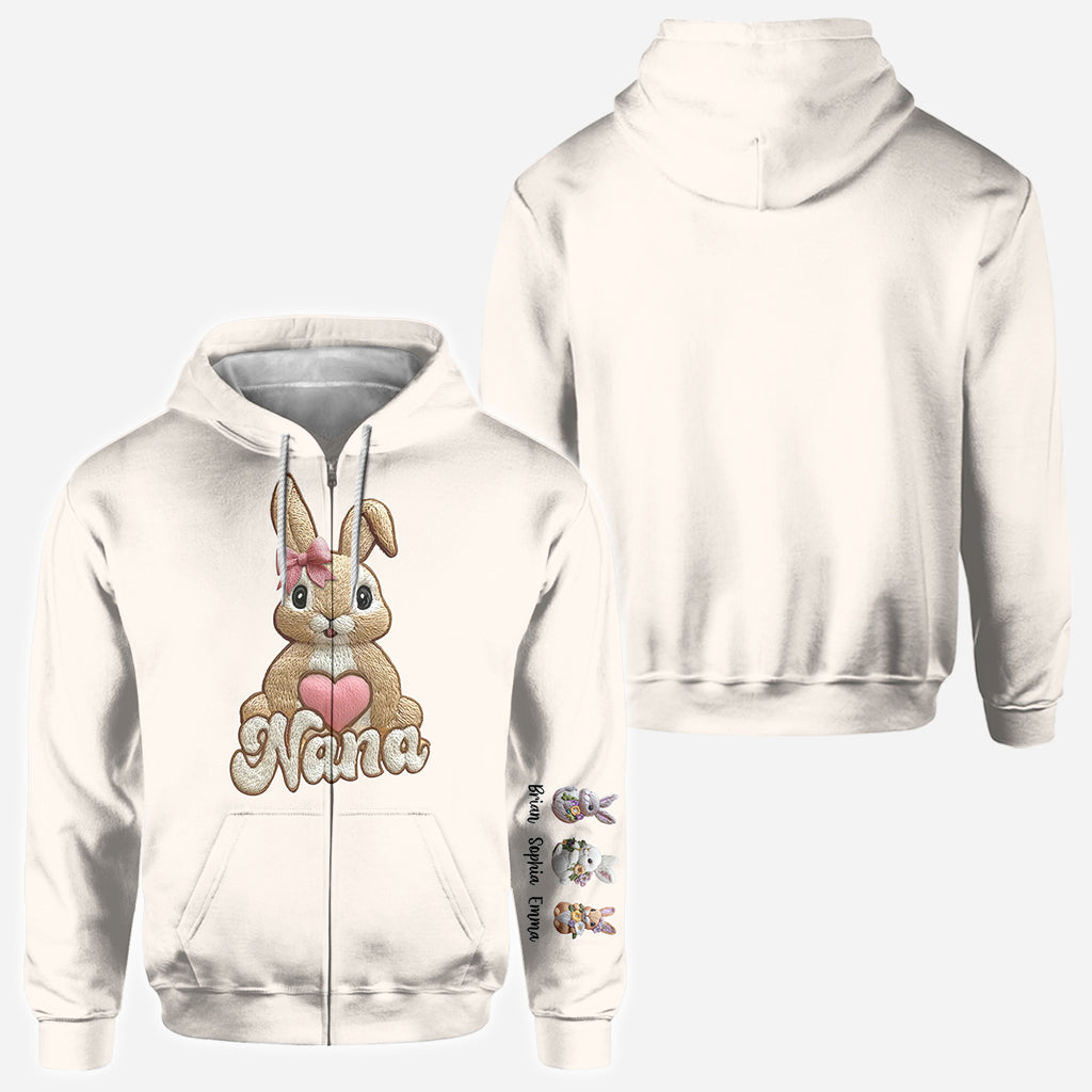 Mamas/Nanas kleine Häschen - Personalisiertes Oma-Shirt