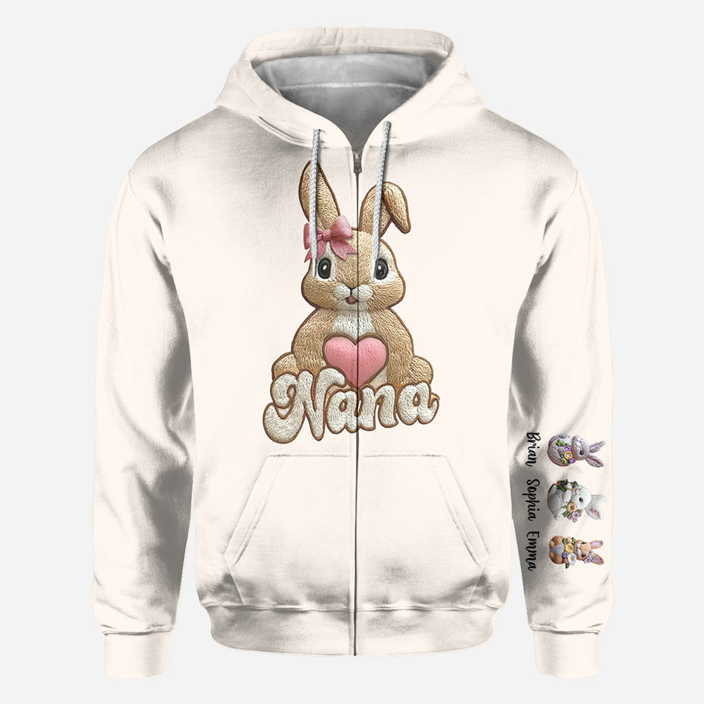 Mamas/Nanas kleine Häschen - Personalisiertes Oma-Shirt