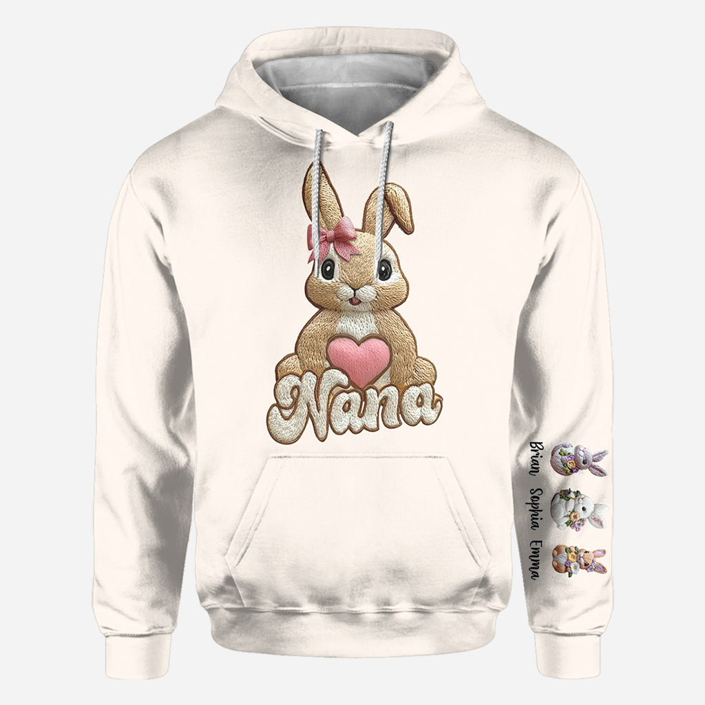 Mamas/Nanas kleine Häschen - Personalisiertes Oma-Shirt