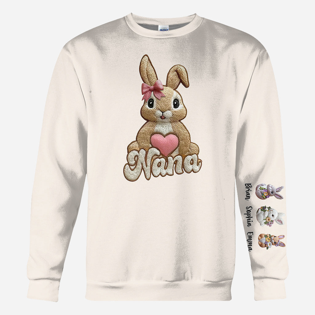 Mamas/Nanas kleine Häschen - Personalisiertes Oma-Shirt