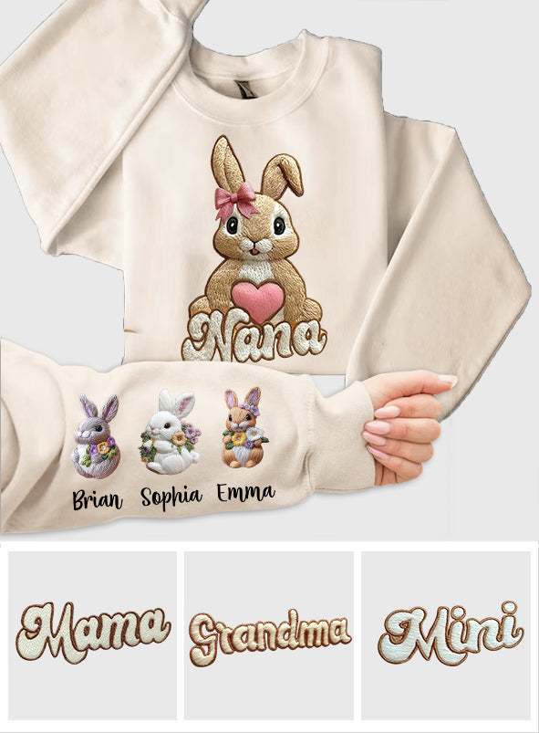 Mamas/Nanas kleine Häschen - Personalisiertes Oma-Shirt