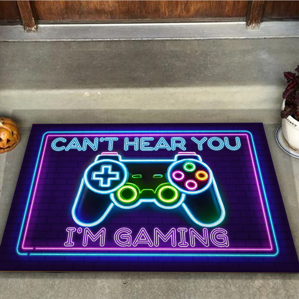 Can't Hear You - Personalized Video Game Doormat