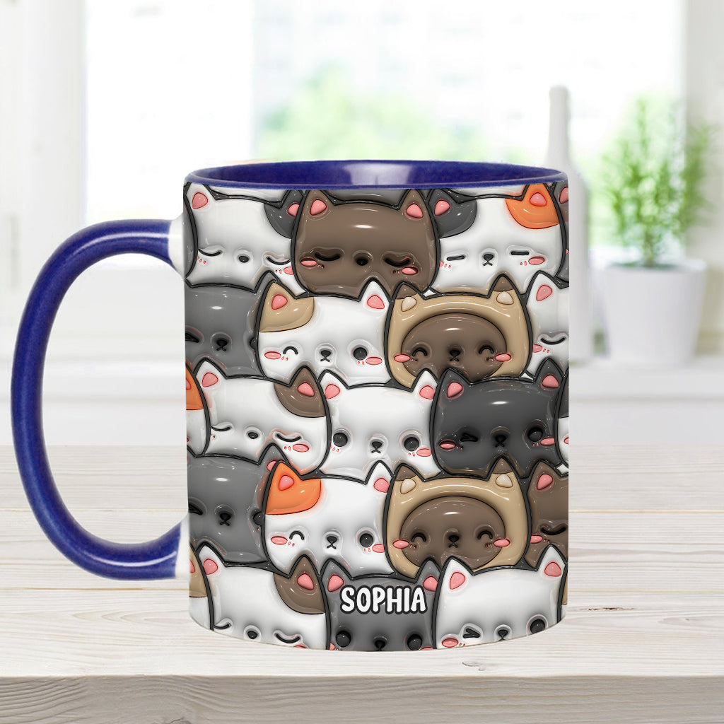 Yes I Do Need All These Cats - Personalized Cat Accent Mug