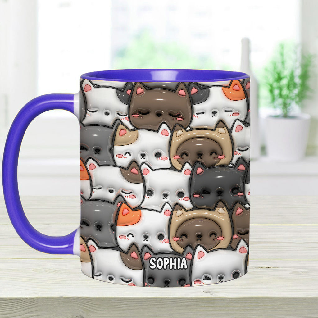 Yes I Do Need All These Cats - Personalized Cat Accent Mug