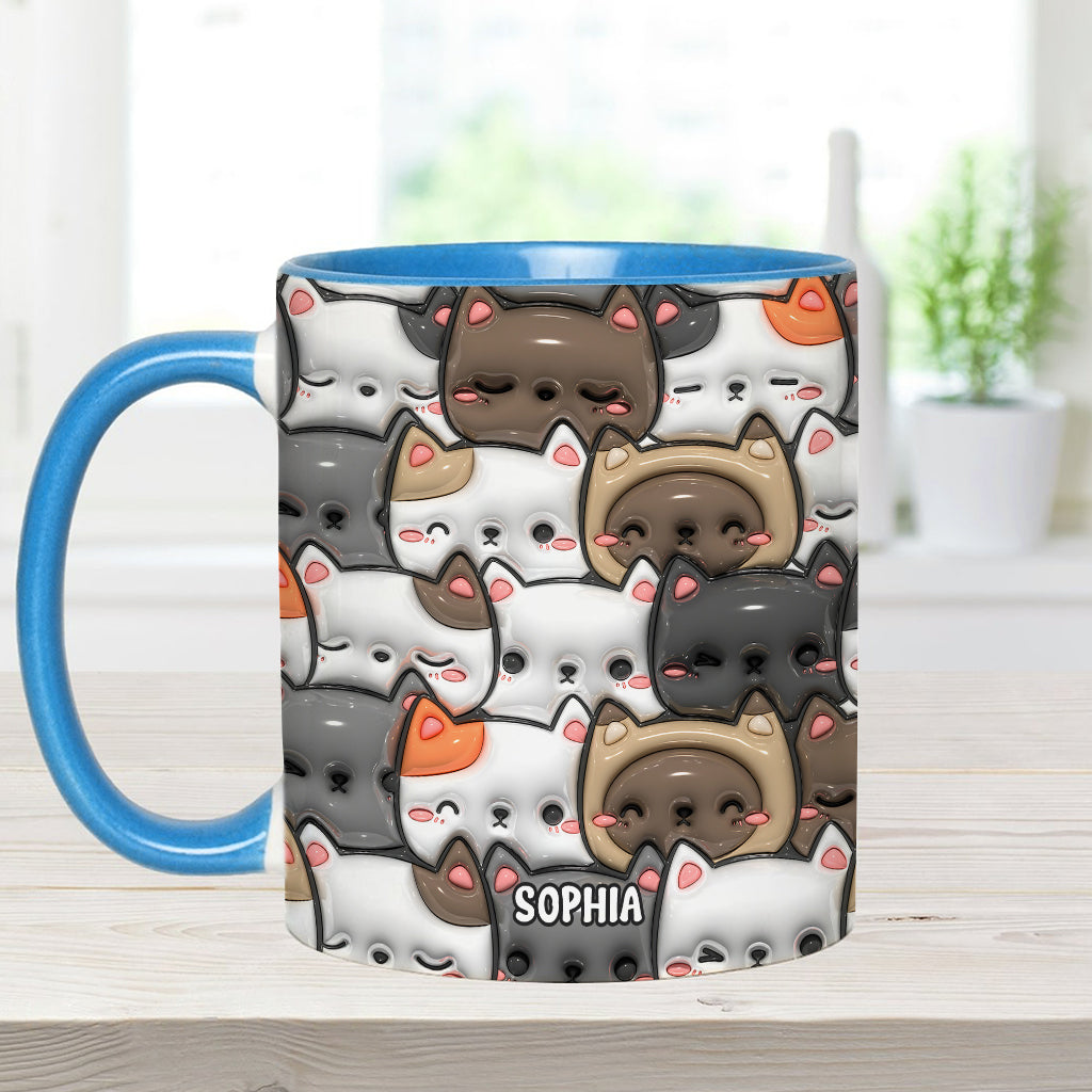 Yes I Do Need All These Cats - Personalized Cat Accent Mug