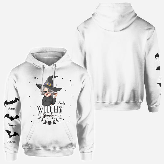 Hexen-Oma - Personalisiertes Oma-Allover-Shirt