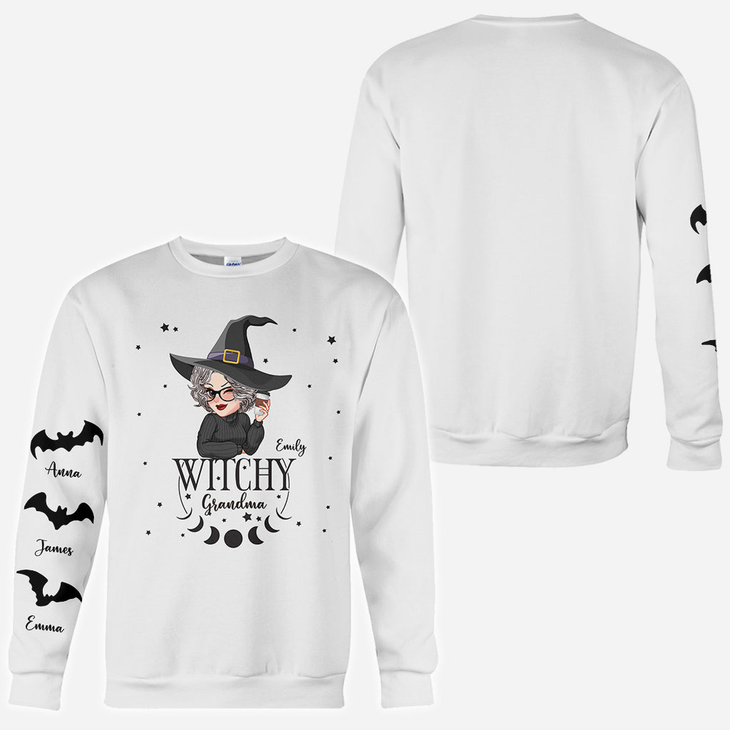 Witchy Grandma - Personalized Grandma All Over Shirt