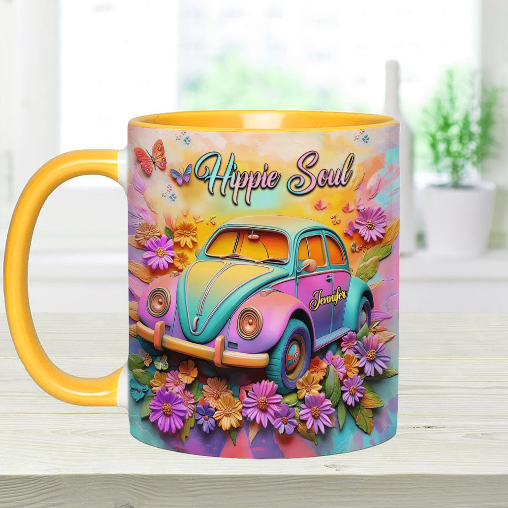 Hippie Soul - Personalized Hippie Accent Mug
