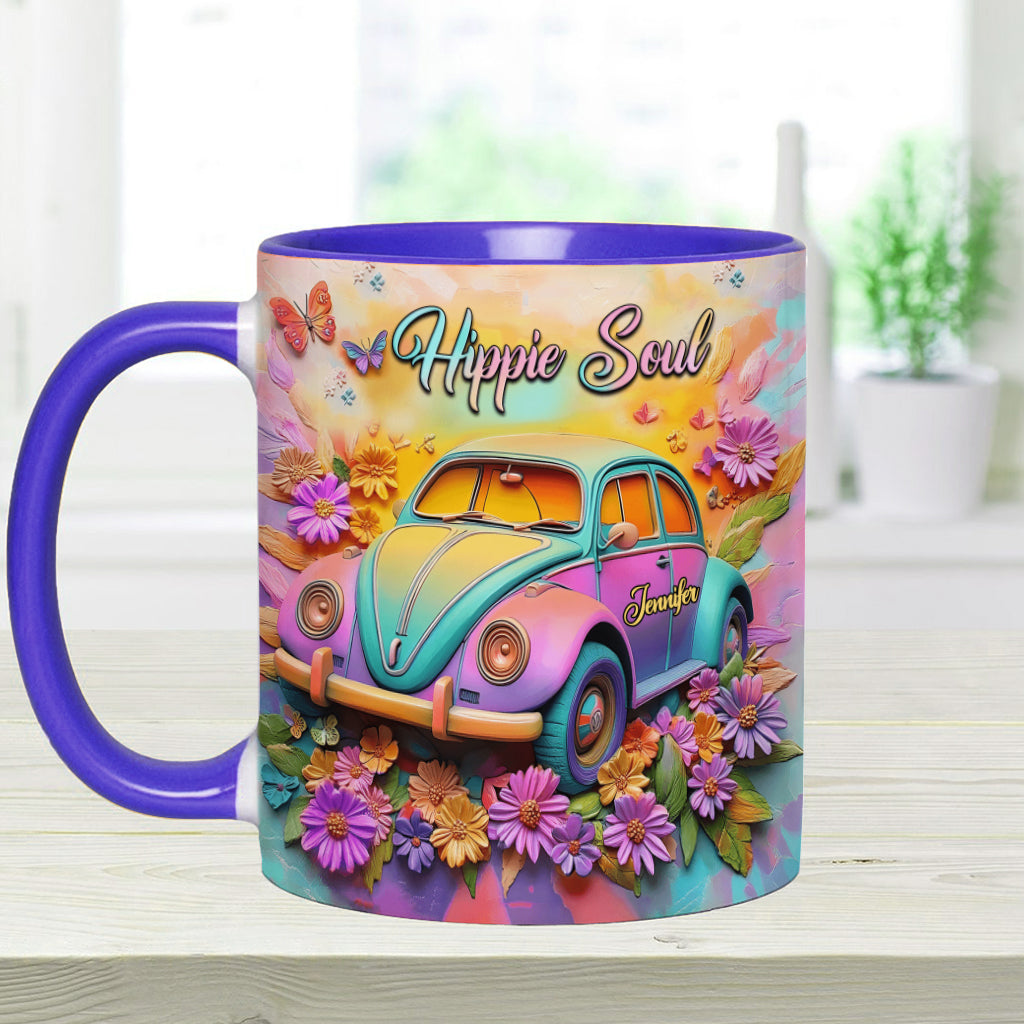 Hippie Soul - Personalized Hippie Accent Mug