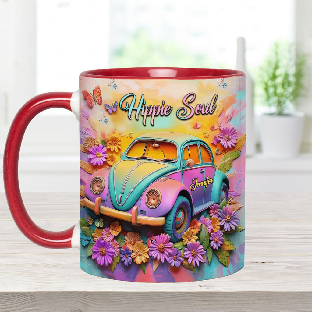 Hippie Soul - Personalized Hippie Accent Mug