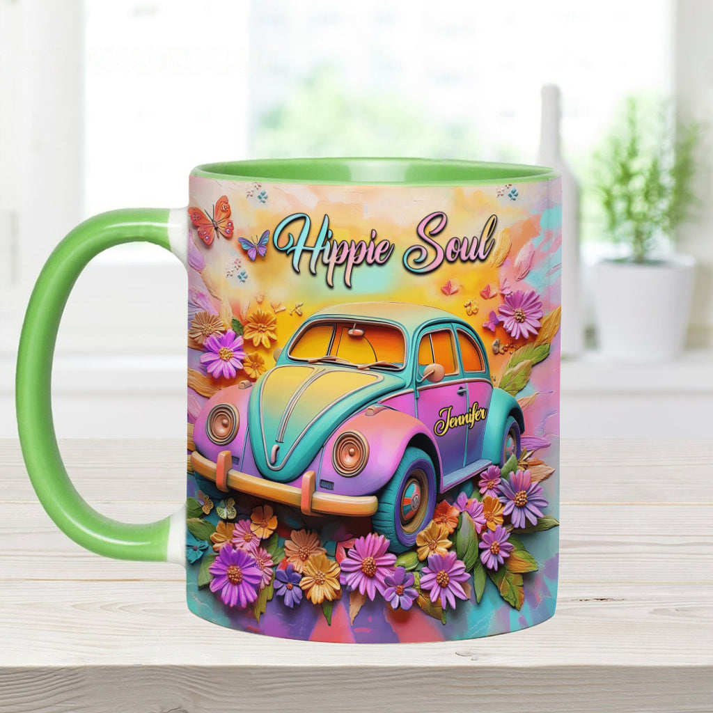 Hippie Soul - Personalized Hippie Accent Mug
