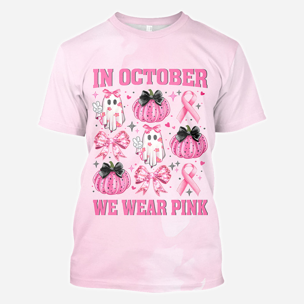 Im Oktober tragen wir Pink – personalisiertes T-Shirt zur Sensibilisierung für Brustkrebs