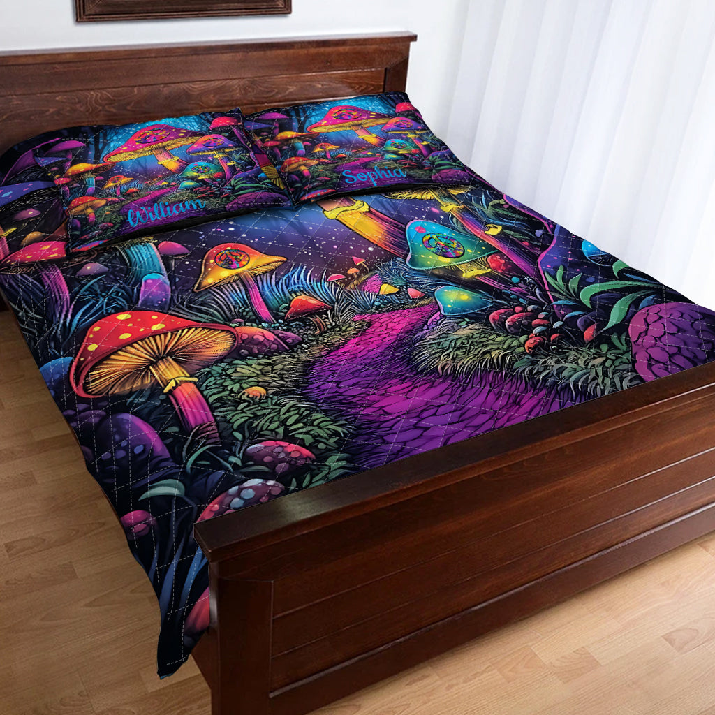 Fantastisches Pilz-Bettwäscheset – personalisiertes Hippie-Set