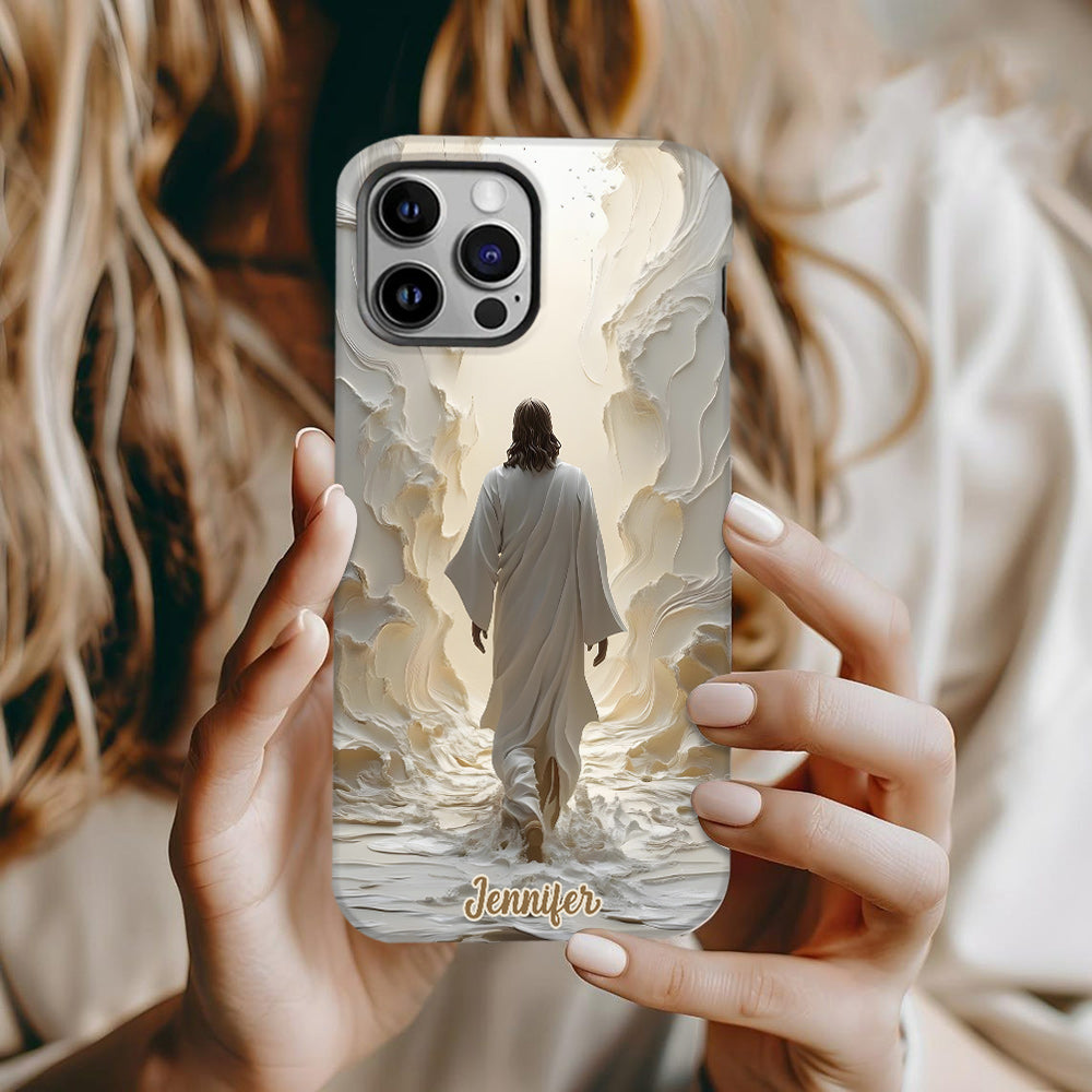 Walk With God - Personalized Christian Full Print Phone Case