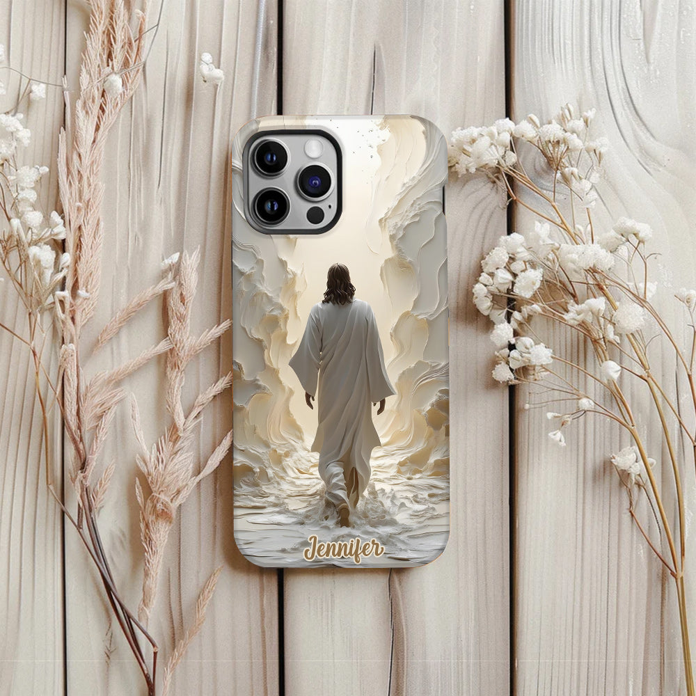 Walk With God - Personalized Christian Full Print Phone Case