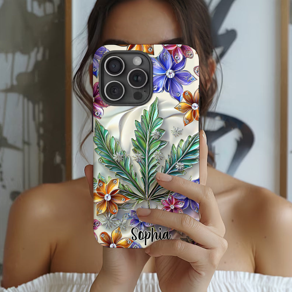Beautiful Leaf - Personalized Weed Full Print Phone Case